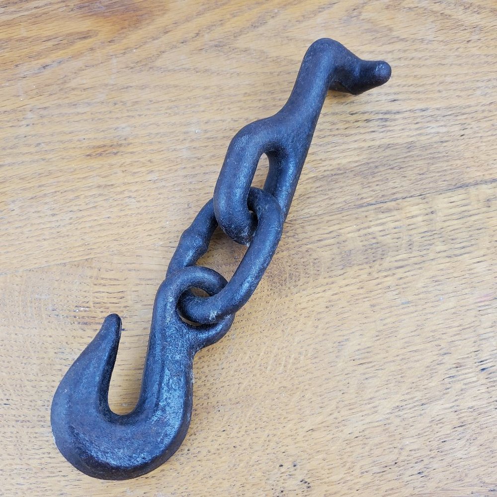 Chain Hook Vintage Black Farmhouse Decor